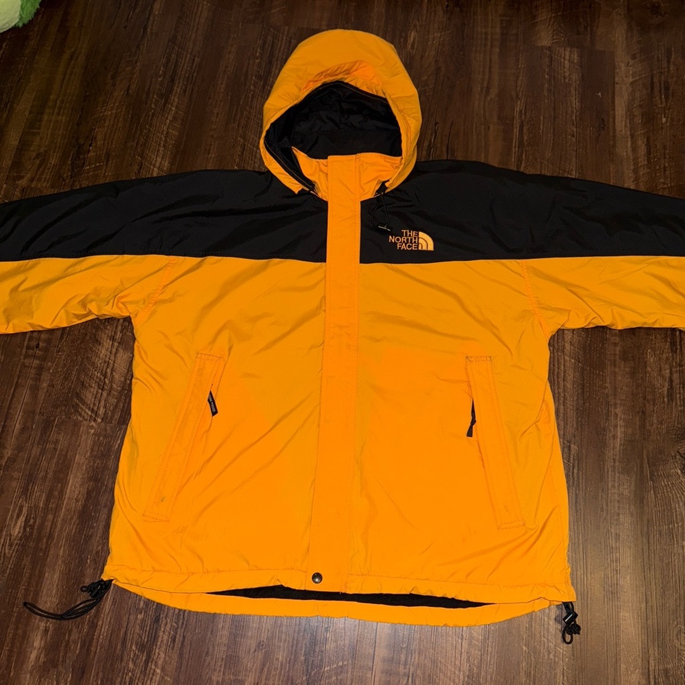 The North Face Men's Orange and Black Performance Jacket